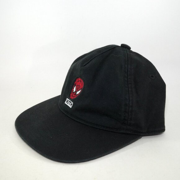 Kith x Marvel Spider-Man Needle Point Snapback Hat Black Adjustable - Picture 3 of 8